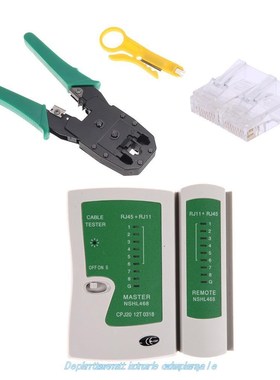 CablE TEsTEr KiT EThErnET CablE TEsTEr KiT CrimP CrimPEr Pli