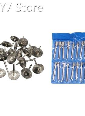 20Pcs 3mm Shank Diamond Grinding Burr Drill Bits Sets Kits w
