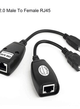 USB 2.0 Male To Female Cat6 Cat5 Cat5e 6 Rj45 LAN Ethernet N