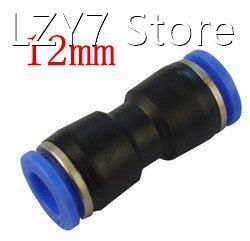 10 pcs PU12 Pneumatic Air fittings,straight union,12mm tube