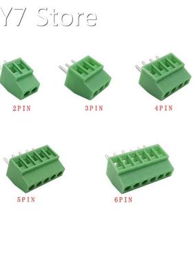 5/10Pcs KF128 2.54mm 2/3/4/5/6Pin PCB Screw Terminal Blocks