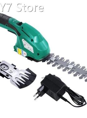 7.2V 2in1 Electric Trimmer Cordless Grass Hedge Trimmer Rech