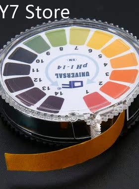1 Roll 1-14 PH Alkaline Acid Indicator Testing Paper 5m Univ