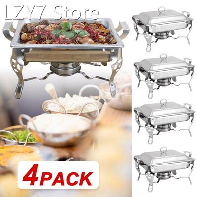 Catering Buffet Set Food Chafing Dishes 5L Stainless Steel C