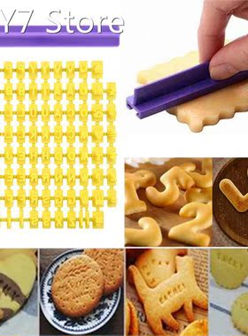 Number Alphabet Fondant Cookie Mould Cake Cutter Decor Bakin