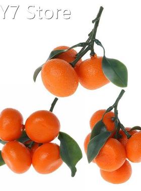 Artificial Tangerine Oranges Foam Fake Fruit Kitchen Restaur
