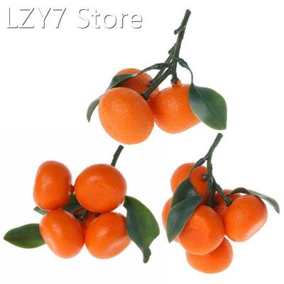 Artificial Tangerine Oranges Foam Fake Fruit Kitchen Restaur