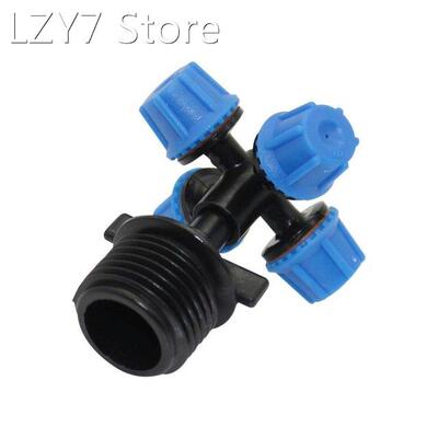 5Pcs 360 Degree 6mm Cross Atomization Sprinklers With 1/2 In