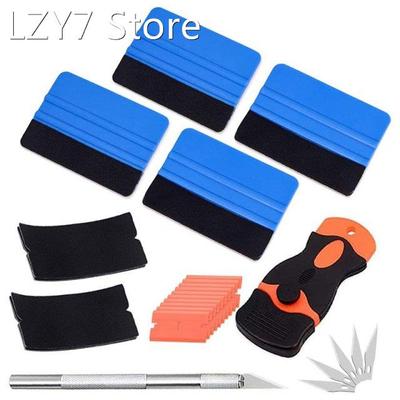 25Pcs Foil Tool Squeegee Set, With Felt Edge Squeegee, Preci