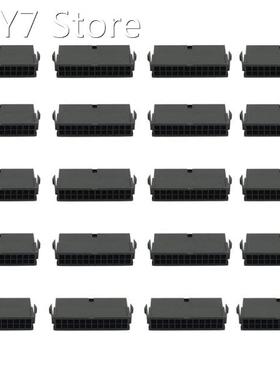 20PCS/1LOT 4.2mm Black 24P 24PIN Female for PC Computer ATX