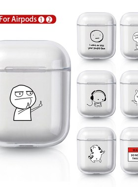 Case For AirPods 2 1 Case Cover Coque Wireless Bluetooth he