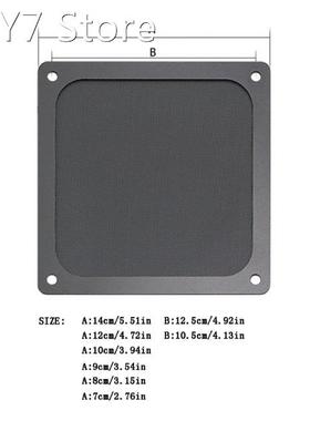 Magnetic Dust Filter Dustproof Mesh Cover Net Guard for PC C