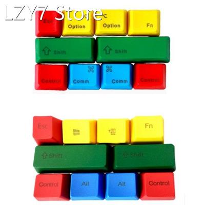 Mechanical Keyboard Keycaps Ribbon RGBY 10 Keys Color PBT Po