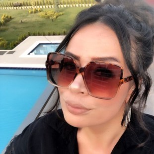 Oversize Sunglasses Gradient Glasses eyeglasses for women 19