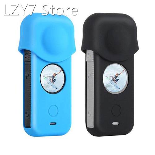 Silicone Case For Insta360 One X2 Tempered Glass Screen Prot