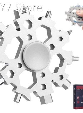 18 In 1 Snowflake Snow Wrench Tool Spanner Hex Wrench Multif