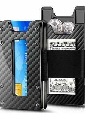 New 2020 Minimalist Carbon Fiber Slim Wallet for Men and Wom