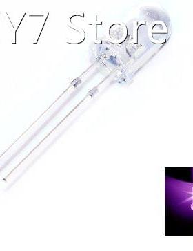 1000pcs Free shipping Super Bright 5mm Round UV/ Purple Led