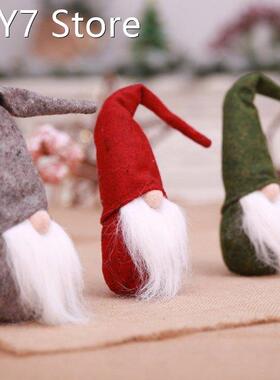 Santa Claus Snowman Elk Dolls Christmas Ornaments Merry Chri