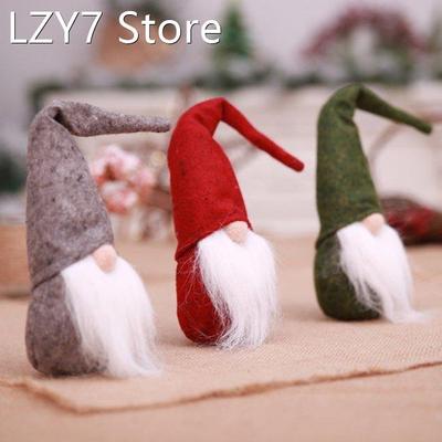 Santa Claus Snowman Elk Dolls Christmas Ornaments Merry Chri