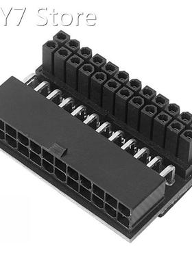 ATX 24Pin Atx 90 degree 24 pin to 24pin Power Plug Adapter M