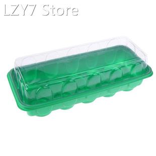10 Holes Flower Pot Seeds Seedling Tray Sprout Plate Nursery
