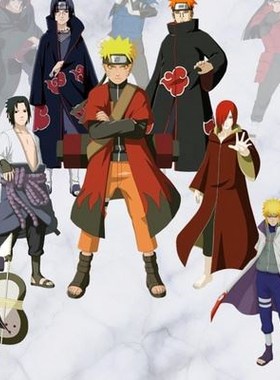 Bi Size! 90*60cm Naruto Anime Sticker 3D Visual Effect Wall