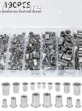 190pcs/set M3 M4 M5 M6 M8 M10 Aluminum Rivet Nuts Insert Riv
