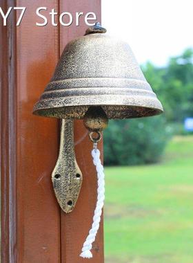 Vintage Garden Dinner Bell Decorative French Cafe Iron Doorb