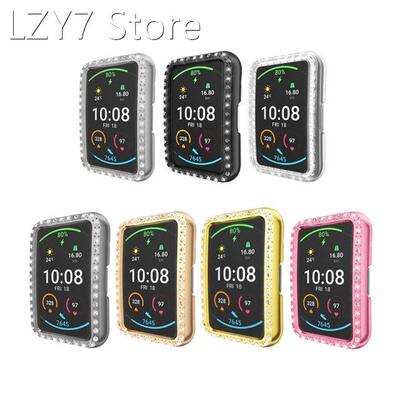 Colorful Rhinestone Bumper Hybrid Shell PC Watch Cover Case