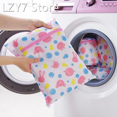 Mesh Laundry Basket Bags for Protecting Delicates Clothes Du