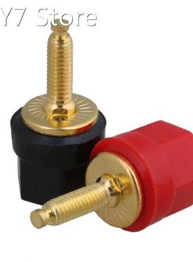 2pair Binding Post Speaker Cable Audio Amplifier Terminal Pl