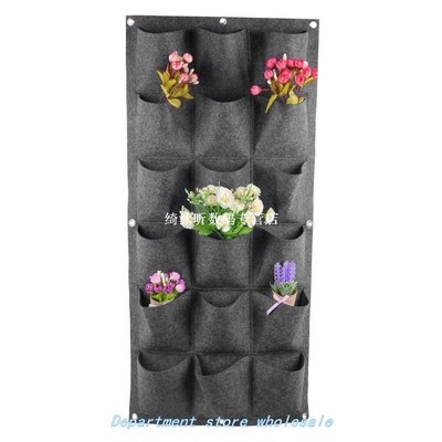 18 Pockets Hanging Garden Vertical Wall Plant Pots 2018 Non-