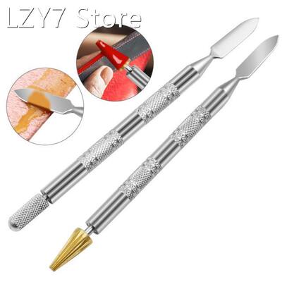 Brass Head Leather Dual Head Edge Oil Gluing Dye Pen Applica