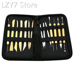 14 Pcs Metal Clay Sculpture Tool Engraving Tools Pottery Scu