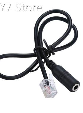 1PC Phone Adapter rj9 to 3.5 female Adapter Convertor Cable