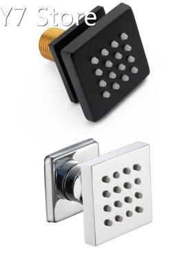 R9UC Square Solid Brass Shower Body Sprays Massage Spa Jets