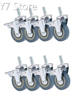 Heavy Duty 75mm Swivel Castor with Brake Trolley Casters Whe