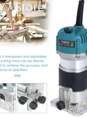 800W Trim Router 30000r/minTransparent Base Edge Guide Wood