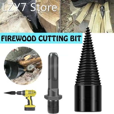 Firewood Drill Bit High Carbon Steel Twist Split Drilling Wo
