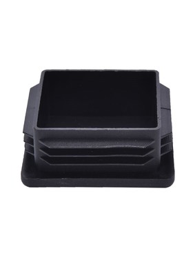 Wholesales Black Plastic Blanking End Caps Square Inserts Fo
