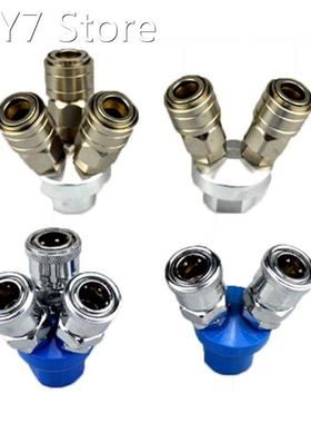 Pneumatic C-type quick connector quick connection round tee
