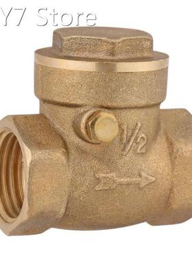 1Pcs Female Thread Brass Check Valve Non-Return Swing valve