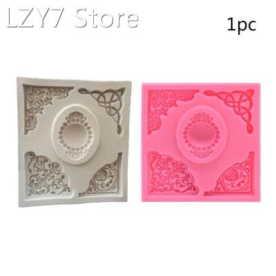 New DIY Sugarcraft Cake Border Decorating Photo Frame Silico