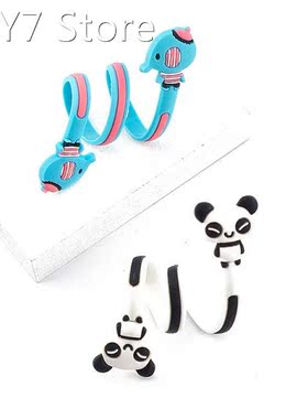 Cartoon Spiral Cable Protector Data Line Silicone Bobbin Win