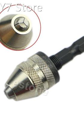 1/4 Keyless Drill Bit Chuck Hex Shank Adapter Converter 0.3m