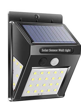 Waterproof 20 LED Solar Sensor Light Motion Sensor Wall Ligh