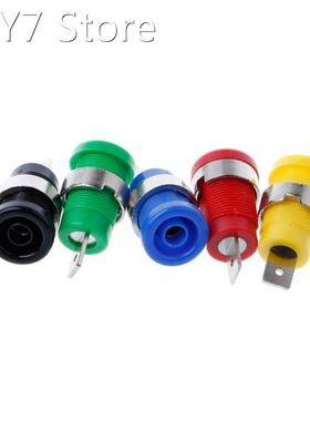 5 Pcs 4mm Banana Plugs Female Jack Socket Plug Wire Connecto