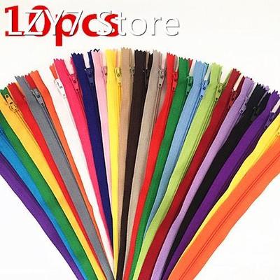 10 pieces of nylon coil zipper tailor sewer process (20 CM)