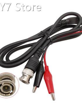 BNC Male Plug to 2x Alligator Clips Crocodile Clamps Coaxial
